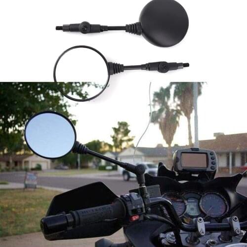 Universal Motorcross Rearview Rear View Mirror Folding Motorcycle Mirrors ATV UTV E-Bike Retro Motorbike 8mm/10mm Accessories