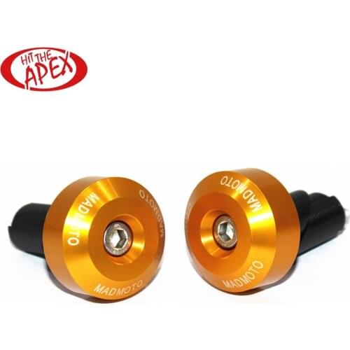 Universal Anti Vibration Handlebar End Plugs Motorcycle Bar end Plug Grip, Handlebar weights Dampener 22mm 7/8 "