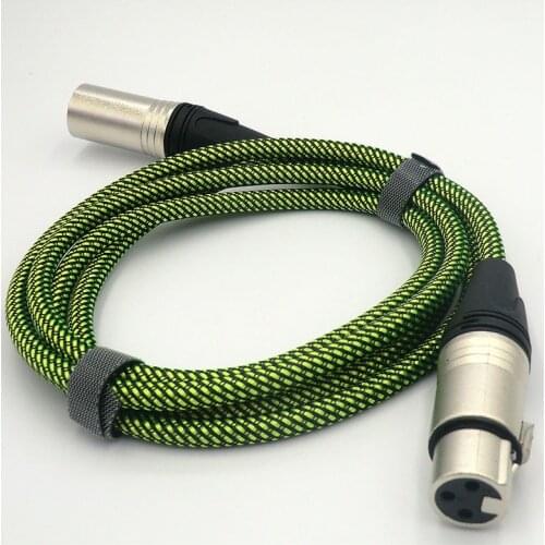 XLR Cable Microphone Audio Extension Cable Male to Female for Microphones, Mixers, Amplifiers