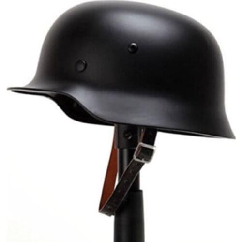 1PC Black WW2 German Elite WH Army M35 M1935 Steel Helmet Helmet