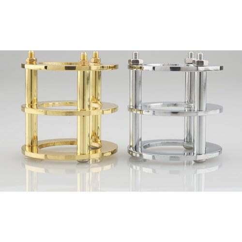 Vacuum Tube Guard Protector Cover for 12AX7 12AT7 ECC83 6922 5687 HIFI Vintage Audio AMP DIY Gold&Chrome Plated 1PC