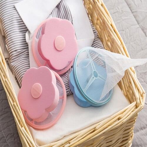 2pcs Reusable Laundry Hair Removal Catcher Floating Fur Catcher Cleaning Balls Dirty Fiber Collector Washing Machine Accessories
