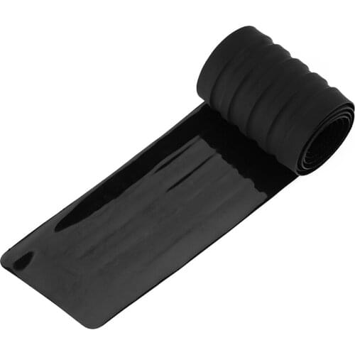 35.8 inch Trunk Door Sill Plate Protector Car Rear Bumper Protector Sticker Rubber Double-Sided Mouldings Pad Trim Cover