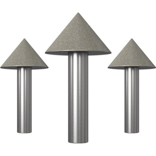 Diamond grinding head chamferer metal wood glass can be used with electric hand drill