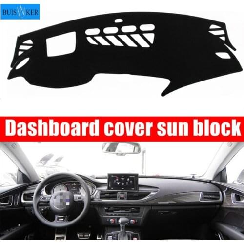 For AUDI A7 S7 2009 2010 2011 2012-2018 Right and Left Hand Drive Car Dashboard Covers Mat Shade Cushion Pad Carpets Accessories