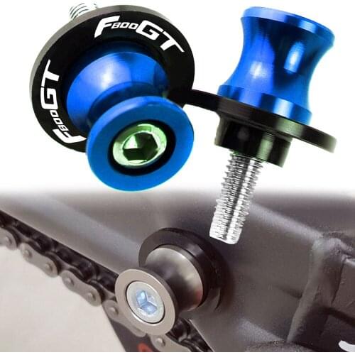 FOR BMW F800GT F 800GT F800 GT 2013 2014 2015 2016 Motorcycle Swingarm Slider Spools CNC Aluminum 8mm/10mm Stand Screws Cover