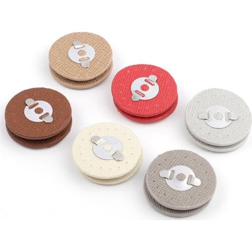 Circle Sew-on Magnetic Button Bag Wallet Clasp Snaps Metal Fastener Sewing Craft DIY Patchwork Lock Accessories