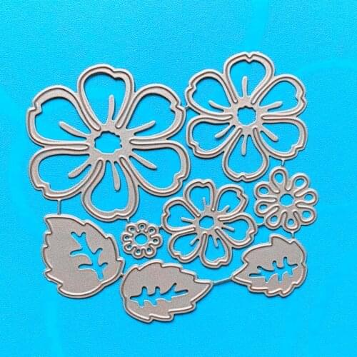YINISE Metal Cutting Dies For Scrapbooking Stencils FLOWERS DIY Paper Album Cards Making Embossing Folder Die Cuts CUT Mold