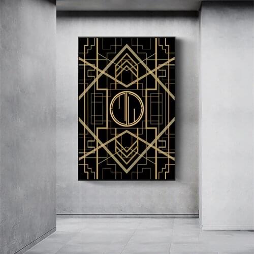 Wall Art Black line Decorative Painting Abstract Canvas Painting Decorative Picture Canvas Wall Art for Living Room