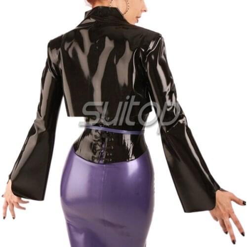 Nature ruvver latex shirt JACKET FOR LADY