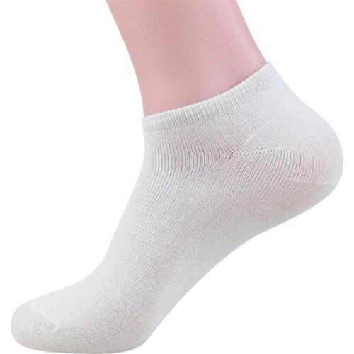 Fashion Casual Socks Men No Show Socks Polyester Outdoor Sports Elastic Socks Small Foot Heel Protection Boat Socks