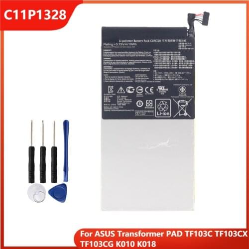 Original Phone Battery C11P1328 For ASUS Transformer PAD TF103C TF103CX TF103CG K010 K018 Replacement Batteries 4980mAh
