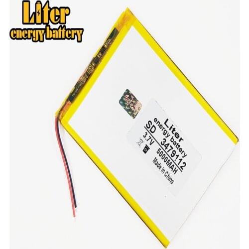 Tablet polymer battery 9 inches tablet battery domestic the built-in rechareable battery 3.7V 5000 mah 3479112