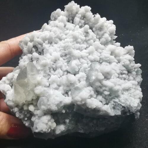 884.4gNatural rare calcite crystal quartz protolith symbiotic aura healing energy decorative mineral specimens