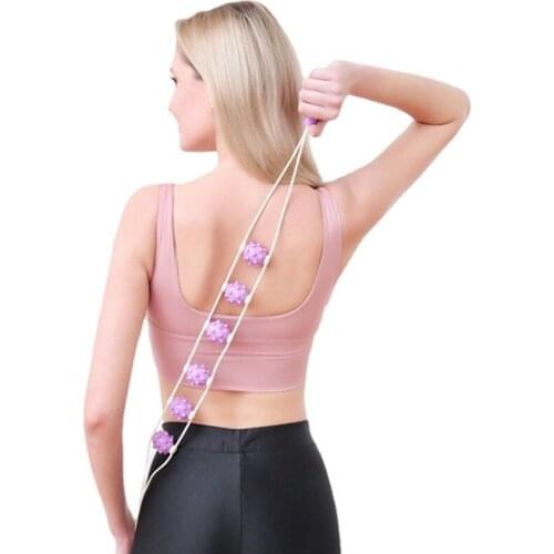Roller Pull Back Strip Hand-held Neck Waist Leg Universal Shoulder Dredging Instrument for Men and Women Massage Type
