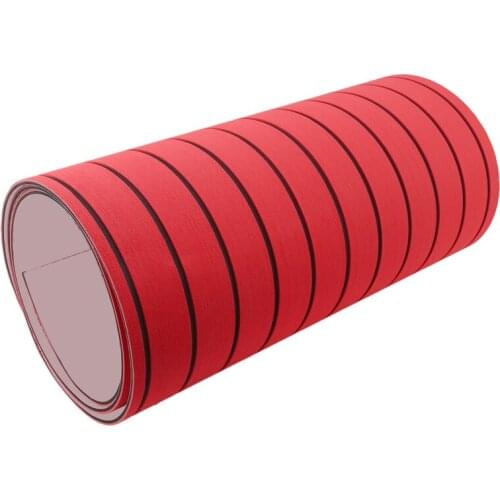 Self-Adhesive EVA Foam Teak Decking Yacht Marine Flooring Synthetic Boat Floor Mat 2400X600X6mm Red