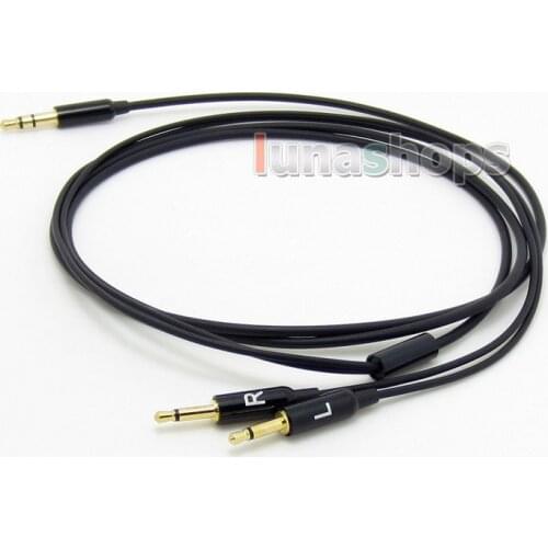 3.5mm To 2.5mm Replacement OFC Cable Soft Light weight Cord for B&W Bowers & Wilkins P3 headphone LN004652