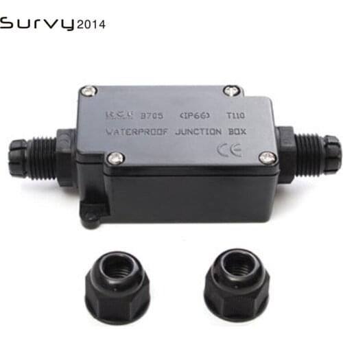 IP66 waterproof junction box 2-way coupler wire outdoor building cable connector electrical garden diy electronics