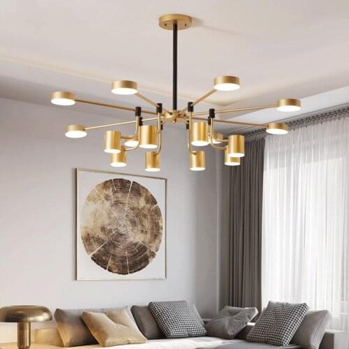 Modern Minimalist Atmosphere Living Room Chandelier Nordic Style Bedroom Dining Room Lamp Creative Magic Bean Chandeliers