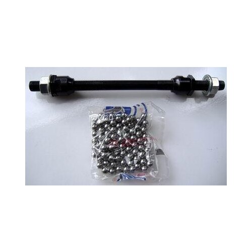 Bicycle Solid Axle Road Vehicle Middle Axle Ordinary Bicycle Mountain Bike Front and Rear Axle Flower Drum Core Accessories