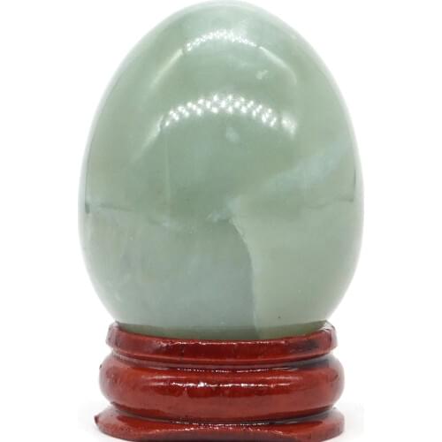 34*44MM Xiu Jade Stone Egg Natural Gemstone Crystal Mineral Healing Ball Home decoration accessory Kegel Massage Yoni Egg