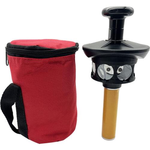 10cm Pole 360 Degree Prism For Trimble Robot S8 S6 Total Station Height Adapter and Bag 5/8"X11 Female Thread