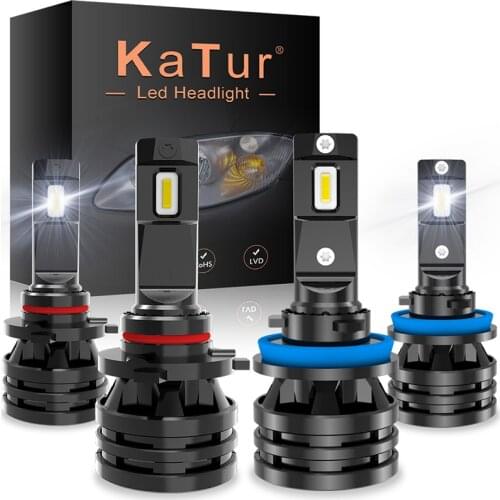 2pcs Mini 12000LM 55W H11 H16 led H13 H1 H4 H7 9005 9006 HB3 HB4 9007 HB5 Canbus Led Headlights H4 H7 Led Car Fog Light Lamps