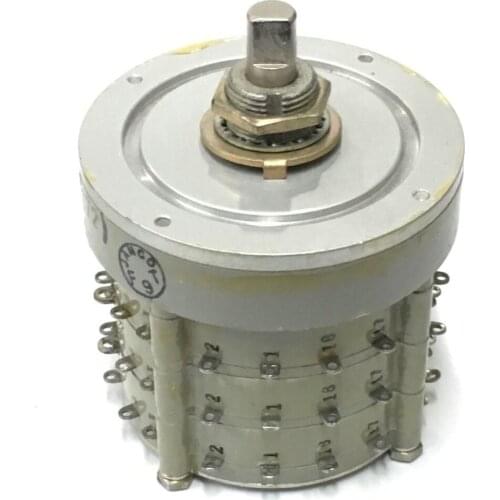 JANCO BURBANK 3 layers 3 knives 18 line 3 sets 18 gears Rotating 360 degree precision instrument band switch