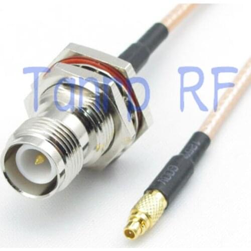 50CM Pigtail coaxial jumper cable RG316 extension cable 20in MMCX male jack to RP TNC female jack RF adapter connector