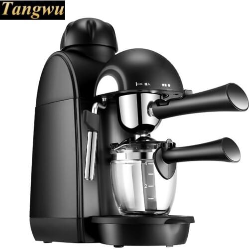 Espresso maker USES a commercial semi-automatic brewed coffee pot