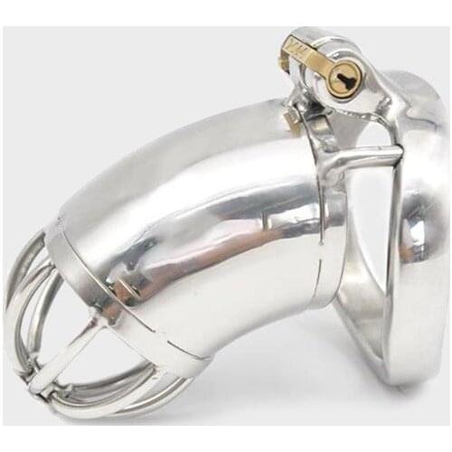 HANDS OFF LARGE MENS CHASTITY CAGE