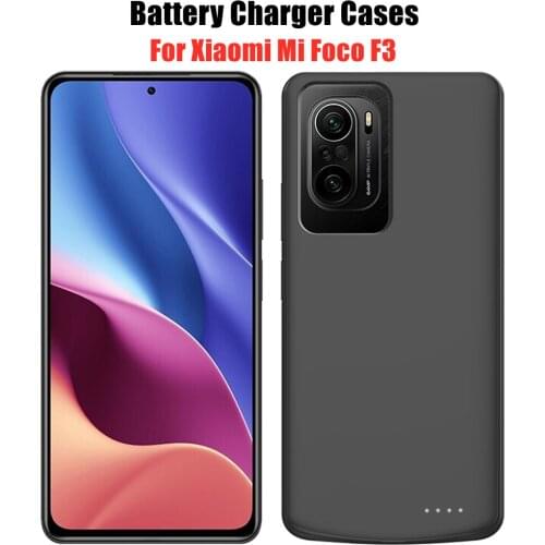 Battery Charger Cases For Xiaomi Mi Foco F3 Battery Cases 6800mAh Power Bank Charging Cover for Xiaomi Foco F3 Powerbank Case