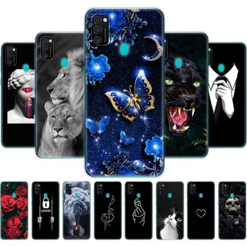 For Samsung M21 Case 6.4" Soft Silicon Tpu Cover For Samsung Galaxy M21 M 21 SM-M215 FZGUSER m215 Phone Back Shell Bumper Funda