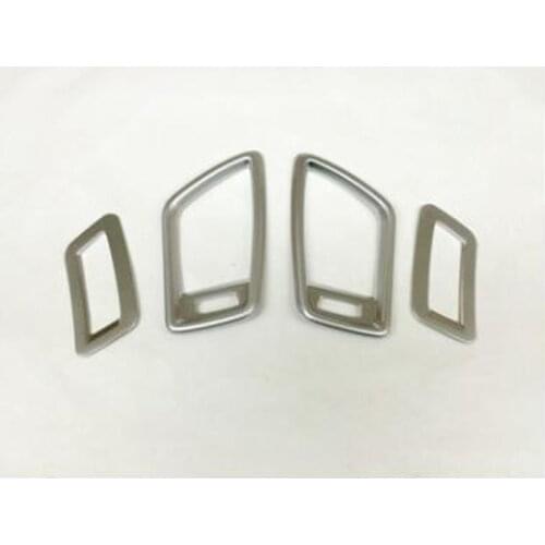 For Nissan Qashqai 2016 4PCS High Quality ABS Chrome Car Air Conditioning Outlet Vent Interio Cover Trim Car Styling Accessories