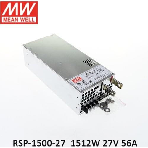 RSP-1500-27 MEAN WELL Switching Power Supply 110V/220V AC to 27V DC 56A 1512W Transformer programmable power supply in parallel