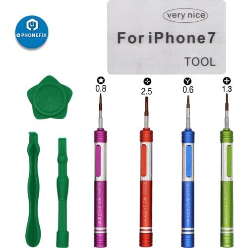 Screwdriver Set Opening Tool Repair Electronics Tool Kit Phillips Pentalobe Screwdriver for iPhone X 8 7 7P Disassembly Tool