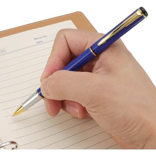 New Classic Luxury Ballpoint Pen Office Business Metal Pen 0.5mm Gel Pen for Office School Writing Stationery Supplies 6 Colors