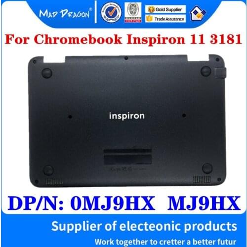 New 0MJ9HX MJ9HX For Dell Chromebook Inspiron 11 3181 Laptop Access Panel Door Cover Lower Bottom Cover Base Lid Back Shell