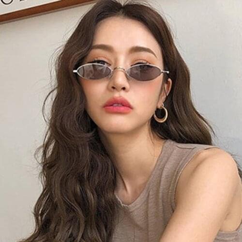 Small Frame Sunglasses For Women Sexy Punk Vintage Sun Glasses Retro Ocean Lens Oculos De Sol Man Eyewear Kardashian Gafas
