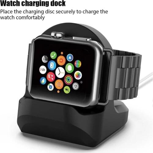 Charge Stand Holder Station for iWatch Series 1/2/3/4 Apple Watch Charging Dock Charging Cable for iWatch Portable