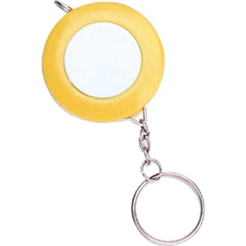 Portable Retractable Ruler Centimeter/inch Tape Measure Mini Keychain Ruler New 2020