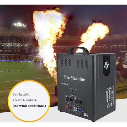 Stage Triple Flame Projector Dmx Fire Machine Outdoor Dj Jet Flame Machine 5 Dmx Chs Valve Lcd Display 3-5m Jet height