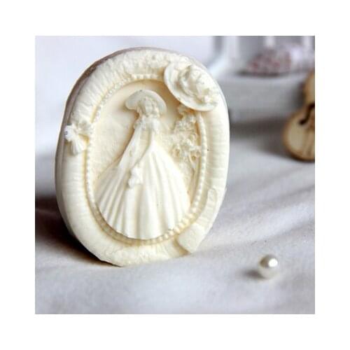 PRZY Lady Handmade Soap Craft Silicone Flower Soaps Mould Mold Mousse Mold DIY Candle Resin Eco-friendly