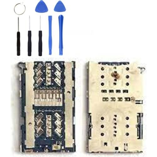 SIM Card Connector sim Socket Holder SIM Card Slot Socket Repair Kit Gift FOR Samsung NOTE 8 N950