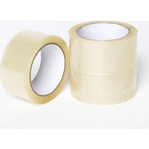 Rolls of Brown and transparent packing tape 48x40 MM SET 3/6 seal for and boxes, transparent Adhesive seal