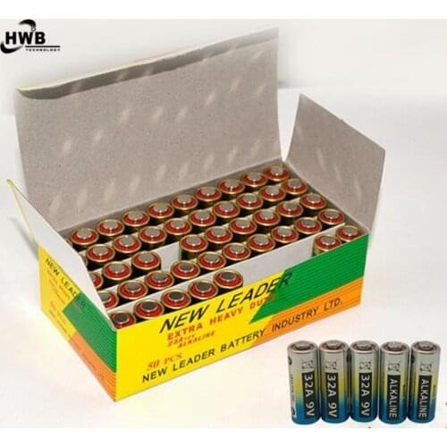 100pcs/Lot Alkaline Battery 32A LR32 29A L822 9V For Safety Alarm Laser Pen Toy Torch