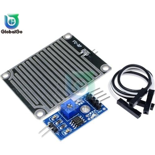 Snow Raindrops Detection Sensor Module Rain Weather Module Humidity For Arduino Diy Kit