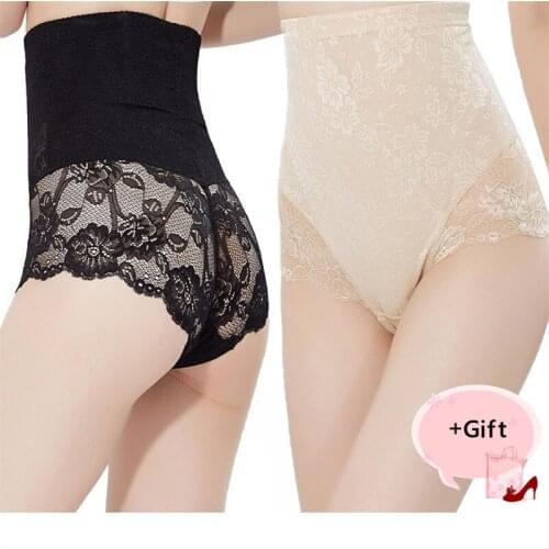 Sexy shapewear Perfect shaper tummy waist trainer bodysuit body Slimming Corset control Lace panties with postpartum for women