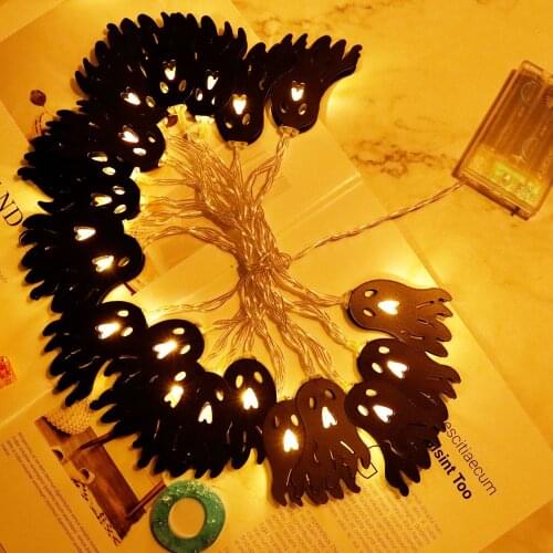 3m Halloween Lights String Led 20 LED Light Garland Ghost Skull Decor Lamp Waterproof Outdoor Indoor Bar Props