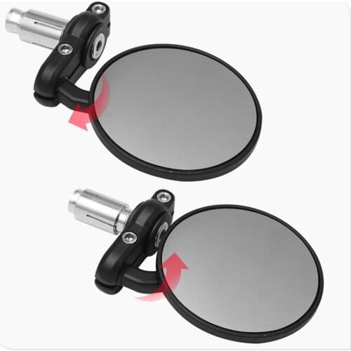 22mm Universal Motorcycle Mirror Aluminum Handle Bar End for Kawasaki H2R ZZR ZX1400 S VeRsion ZX10R Z750R ZX10R ZX6R 636 H2